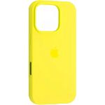 Чехол Silicone Case для Apple iPhone 16 Pro Yellow AA
