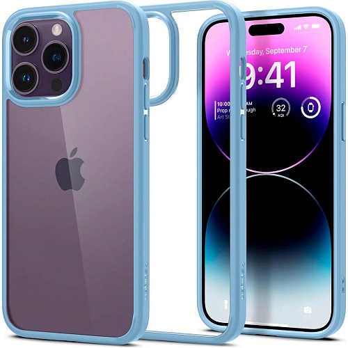 Чехол Spigen Ultra Hybrid для Apple iPhone 14 Pro (Sierra Blue)