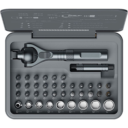 Отвертка с комплектом бит Duka RS-2 Ratchet Screwdriver Set 40in1