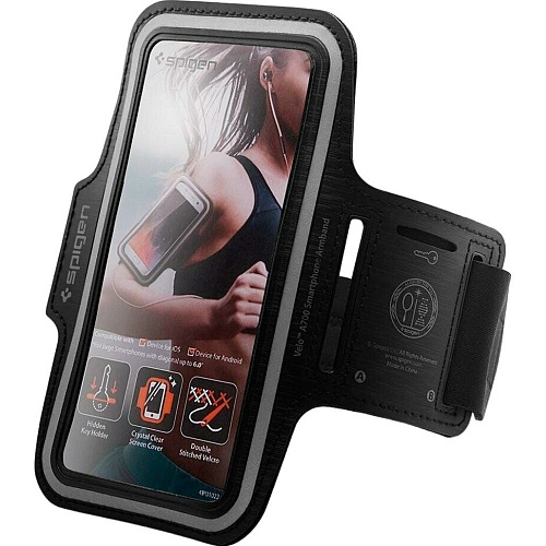 Чохол Spigen Velo A700 Sports Armband Black (000EM21193) - придбати в Дніпрі, Україні: ціна, характеристики | інтернет-магазин TOUCH