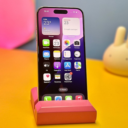 Смартфон Apple iPhone 15 Pro 128GB Natural Titanium (3649) Б/У