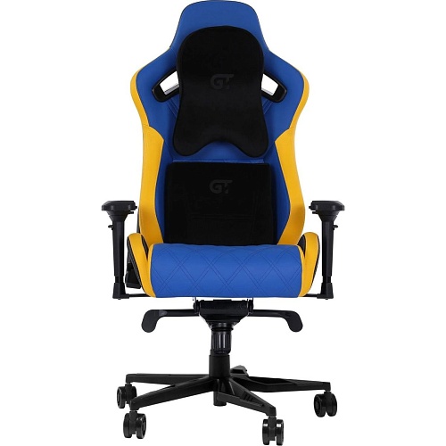 Геймерское кресло GT Racer X-0724 Blue/Yellow
