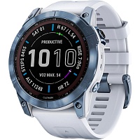 Смарт-годинник Garmin Fenix 7 Sapphire Solar Edition Mineral Blue DLC Titanium with Whitestone Band (010-02540-24/25) - придбати в Дніпрі, Україні: ціна, характеристики | інтернет-магазин TOUCH Смарт-годинник Garmin Fenix 7 Sapphire Solar Edition Mineral Blue DLC Titanium with Whitestone Band (010-02540-24/25) - придбати в Дніпрі, Україні: ціна, характеристики | інтернет-магазин TOUCH