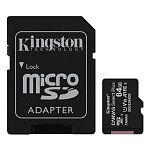 Карта пам'яті Kingston 64GB microSDXC Canvas Select Plus 100R A1 C10 + SD адаптер (SDCS2/64GB)