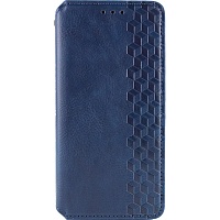 Чехол-книжка Getman Cubic Cover Case для Redmi 13 4G / Poco M6 4G Blue Чехол-книжка Getman Cubic Cover Case для Redmi 13 4G / Poco M6 4G Blue