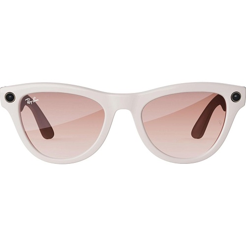 Смарт-очки Ray-Ban Meta Skyler Shiny Chalky Gray/Gradient Cinnamon Pink (RW4010 670013 52-20)