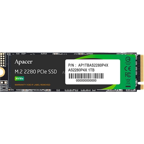 SSD накопитель Apacer AS2280P4X 1TB (AP1TBAS2280P4X-1)