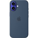 Чехол Silicone Case with MagSafe для Apple iPhone 16 Denim AAA