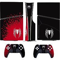 Наклейки для консоли DK Console Skin Sticker Spider-Man для PS5 Slim Blu-Ray (0506)