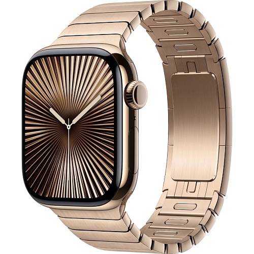 Смарт-годинник Apple Watch Series 10 GPS + Cellular 42mm Gold Titanium Case with Gold Link Bracelet (MX0N3+MXMC3) - придбати в Дніпрі, Україні: ціна, характеристики | інтернет-магазин TOUCH