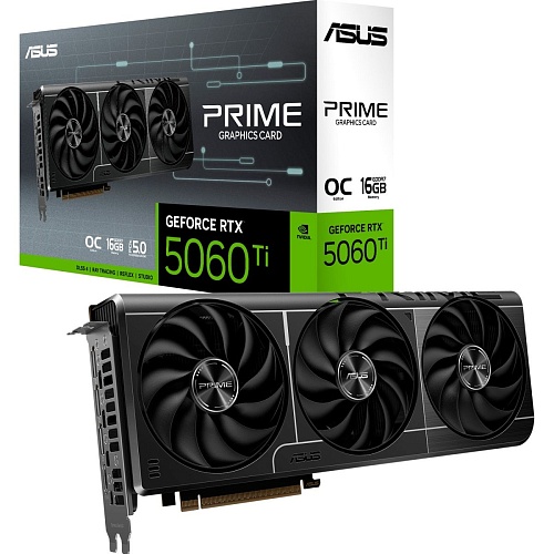 Видеокарта Asus Prime GeForce RTX 5060 Ti 16GB OC Edition (PRIME-RTX5060TI-O16G) EU