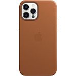 Чохол Leather Case with MagSafe для Apple iPhone 14 Pro Max Golden Brown AAA
