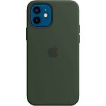 Чехол Silicone Case with MagSafe для Apple iPhone 12/12 Pro Cyprus Green ААА