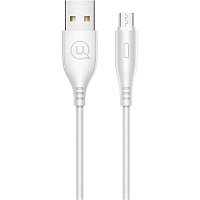Кабель Usams U18 Round USB-A to Micro-USB 2A 1m White Кабель Usams U18 Round USB-A to Micro-USB 2A 1m White