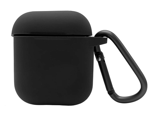 Чохол Silicone Case with carbine для Apple AirPods Black - придбати в Дніпрі, Україні: ціна, характеристики | інтернет-магазин TOUCH