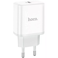 Сетевое зарядное устройство Hoco C104A Stage Dual Port 20W Type-C (White) Сетевое зарядное устройство Hoco C104A Stage Dual Port 20W Type-C (White)