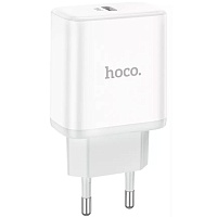 Сетевое зарядное устройство Hoco C104A Stage Dual Port 20W Type-C (White)
