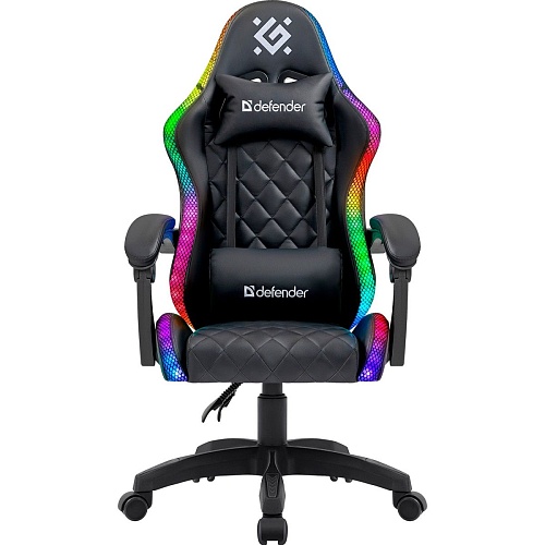 Геймерское кресло Defender Energy RGB Black (64559)