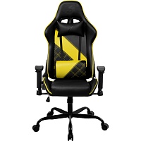 Геймерское кресло 1stPlayer S02 Black/Yellow