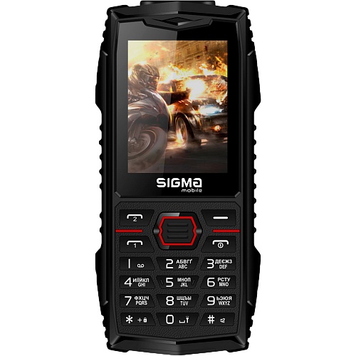 Мобильный телефон Sigma mobile X-treme AZ68 Black/Red UA-UCRF