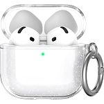 Чехол AhaStyle Silicone Case для Apple AirPods 4 Transparent Glitter (CP-WG164-CGR)