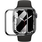 Защитное стекло iLera PolyGlass 2.5 Black для Apple Watch 41 mm (iLAWPG03)
