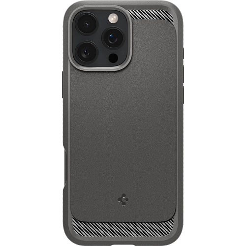 Чехол Spigen Rugged Armor with MagFit для Apple iPhone 16 Pro Grey (ACS08116)