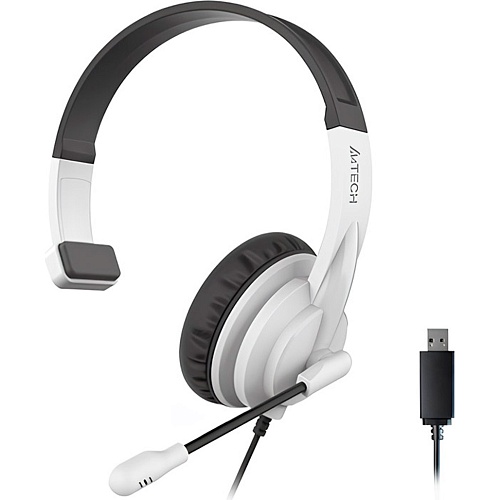 Компьютерная гарнитура A4Tech HU-11 Black/White