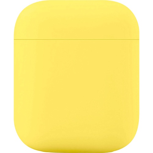 Чехол New Silicone Case для Apple AirPods 2 Lemon