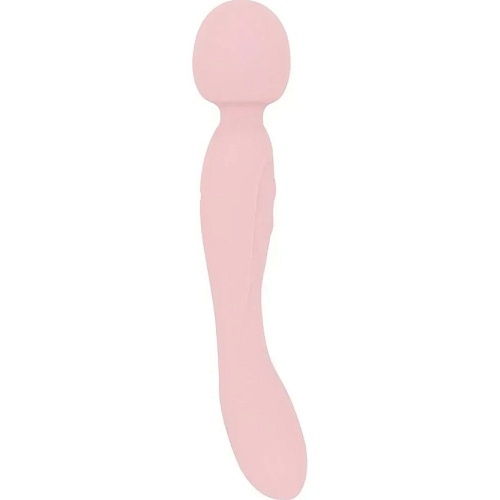 Вібратор Good Vibes Only Simi Double-Sided Wand Vibrator Soft Silicone Pink (SX3076) - придбати в Дніпрі, Україні: ціна, характеристики | інтернет-магазин TOUCH