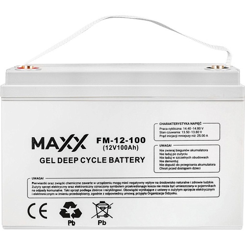 Аккумулятор MAXX Battery GEL 12V (12V/100Ah/1200Wh) (FM-12-100)