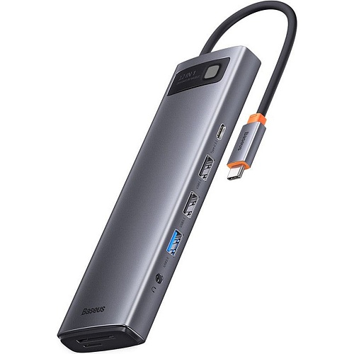 USB-хаб Baseus Metal Gleam Series 12-in-1 (WKWG020213) - придбати в Дніпрі, Україні: ціна, характеристики | інтернет-магазин TOUCH