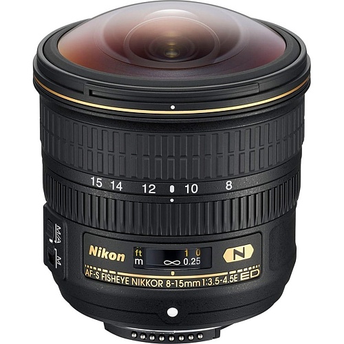 Объектив Nikon AF-S FISHEYE-NIKKOR 8-15mm f/3.5-4.5E E (JAA831DA)