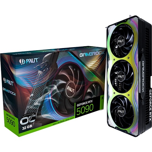Видеокарта Palit GeForce RTX 5090 GameRock OC 32GB (NE75090S19R5-GB2020G) UA