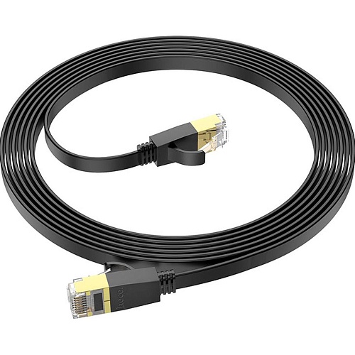 Патч-корд Hoco US07 General Cat 6 U/UTP Pure Copper Flat Network Cable 3m Black (780690) - придбати в Дніпрі, Україні: ціна, характеристики | інтернет-магазин TOUCH Патч-корд Hoco US07 General Cat 6 U/UTP Pure Copper Flat Network Cable 3m Black (780690) - придбати в Дніпрі, Україні: ціна, характеристики | інтернет-магазин TOUCH