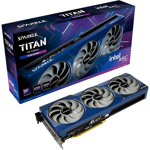 Видеокарта Sparkle Intel Arc B580 TITAN OC Edition 12GB (SB580T-12GOC) UA