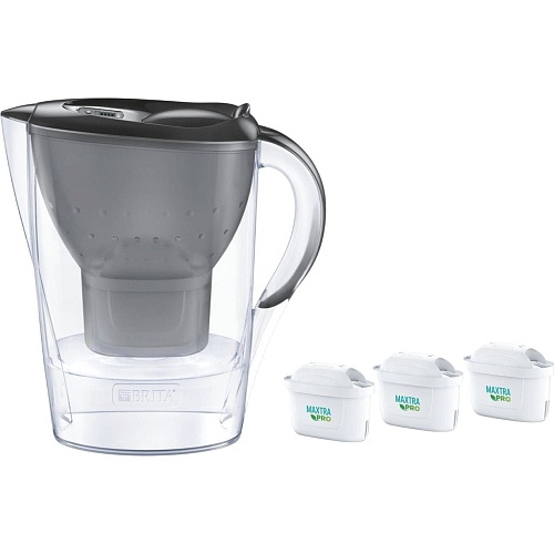 Фільтр-глечик Brita Marella Memo MXPro 2.4л Grafite + 3 картрижда (1052796) - придбати в Дніпрі, Україні: ціна, характеристики | інтернет-магазин TOUCH Фільтр-глечик Brita Marella Memo MXPro 2.4л Grafite + 3 картрижда (1052796) - придбати в Дніпрі, Україні: ціна, характеристики | інтернет-магазин TOUCH