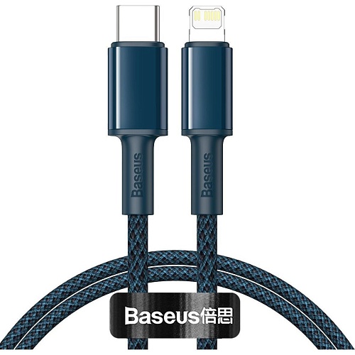 Кабель Baseus High Density Braided USB-C to Lightning 1m Blue (CATLGD-03)
