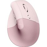 Мышь Logitech Lift Vertical Ergonomic Mouse Rose (910-006478)