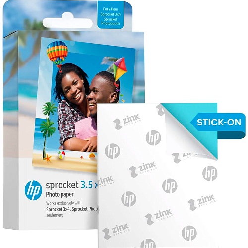 Папір для фотопринтера HP Sprocket Zink 3.5x4.25'' 50шт (HPIZ3X450) - придбати в Дніпрі, Україні: ціна, характеристики | інтернет-магазин TOUCH