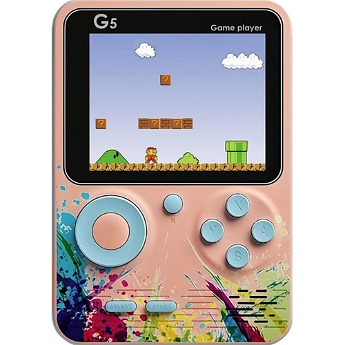 Ретро игровая приставка GameX G5 500 games in 1 Pink