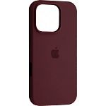 Чохол Silicone Case для Apple iPhone 16 Pro Plum AA