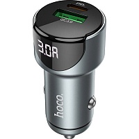 Автомобільний зарядний пристрій Hoco Z42 Light Road PD20W + QC3.0 Gray - придбати в Дніпрі, Україні: ціна, характеристики | інтернет-магазин TOUCH Автомобільний зарядний пристрій Hoco Z42 Light Road PD20W + QC3.0 Gray - придбати в Дніпрі, Україні: ціна, характеристики | інтернет-магазин TOUCH