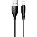 Кабель Usams Lightning U18 1m Black (SJ266USB01)