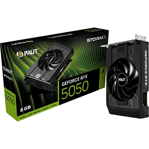 Відеокарта Palit GeForce RTX 5050 StormX 8GB (NE65050019P1-GB2070F) UA - придбати в Дніпрі, Україні: ціна, характеристики | інтернет-магазин TOUCH