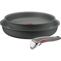 Набір сковорідок Tefal Ingenio Halo L8019353 - придбати в Дніпрі, Україні: ціна, характеристики | інтернет-магазин TOUCH