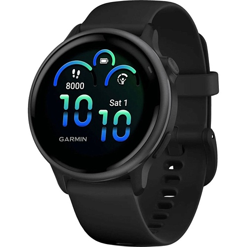 Смарт-часы Garmin Vivoactive 6 Slate with Black Band (010-02985-00) 