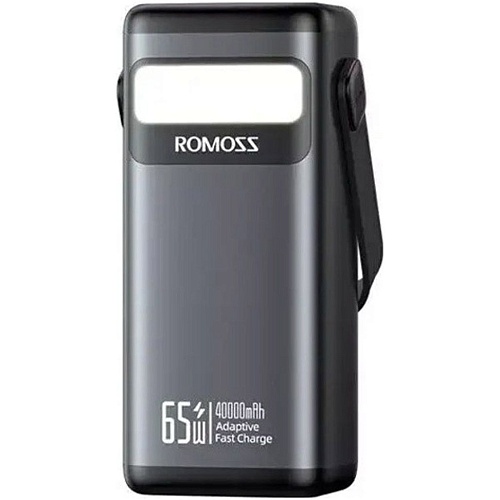 Зовнішній акумулятор Romoss PMT40 40000mAh 65W Black (PMT40-182-2133H) - придбати в Дніпрі, Україні: ціна, характеристики | інтернет-магазин TOUCH