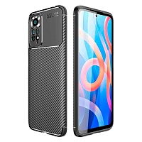 Чехол PRC Carbon Protection Case для Xiaomi Redmi Note 11/ Note 11S (Black) Чехол PRC Carbon Protection Case для Xiaomi Redmi Note 11/ Note 11S (Black)