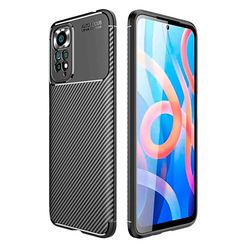 Чохол PRC Carbon Protection Case для Xiaomi Redmi Note 11/ Note 11S (Black) - придбати в Дніпрі, Україні: ціна, характеристики | інтернет-магазин TOUCH